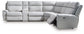 Grafton Pike 6-Piece Reclining Sectional with Storage Console