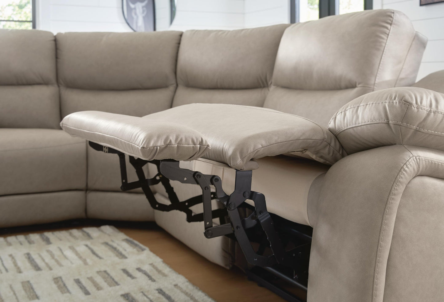 Brannigan 6-Piece Reclining Sectional with Storage Console