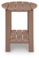 Cliffs Beach Oval End Table