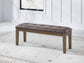 Broxtyn Large UPH Dining Room Bench