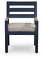 Mabry Shores Arm Chair With Cushion (2/CN)