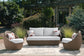 Cardiff Beach Love/Swivel Chairs Set (3/CN)
