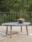 Francis Beach Oval Cocktail Table