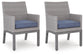 Dillon Beach Arm Chair With Cushion (2/CN)