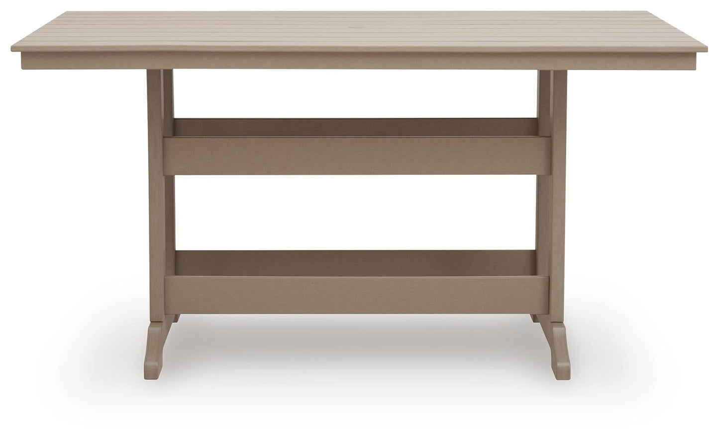 Sandy Dune RECT COUNTER TABLE W/UMB OPT