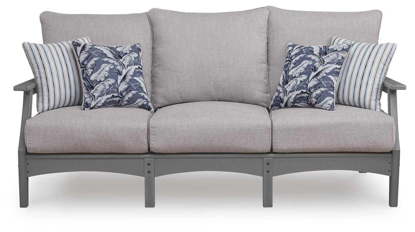 Lone View Bay Sofa with Cushion