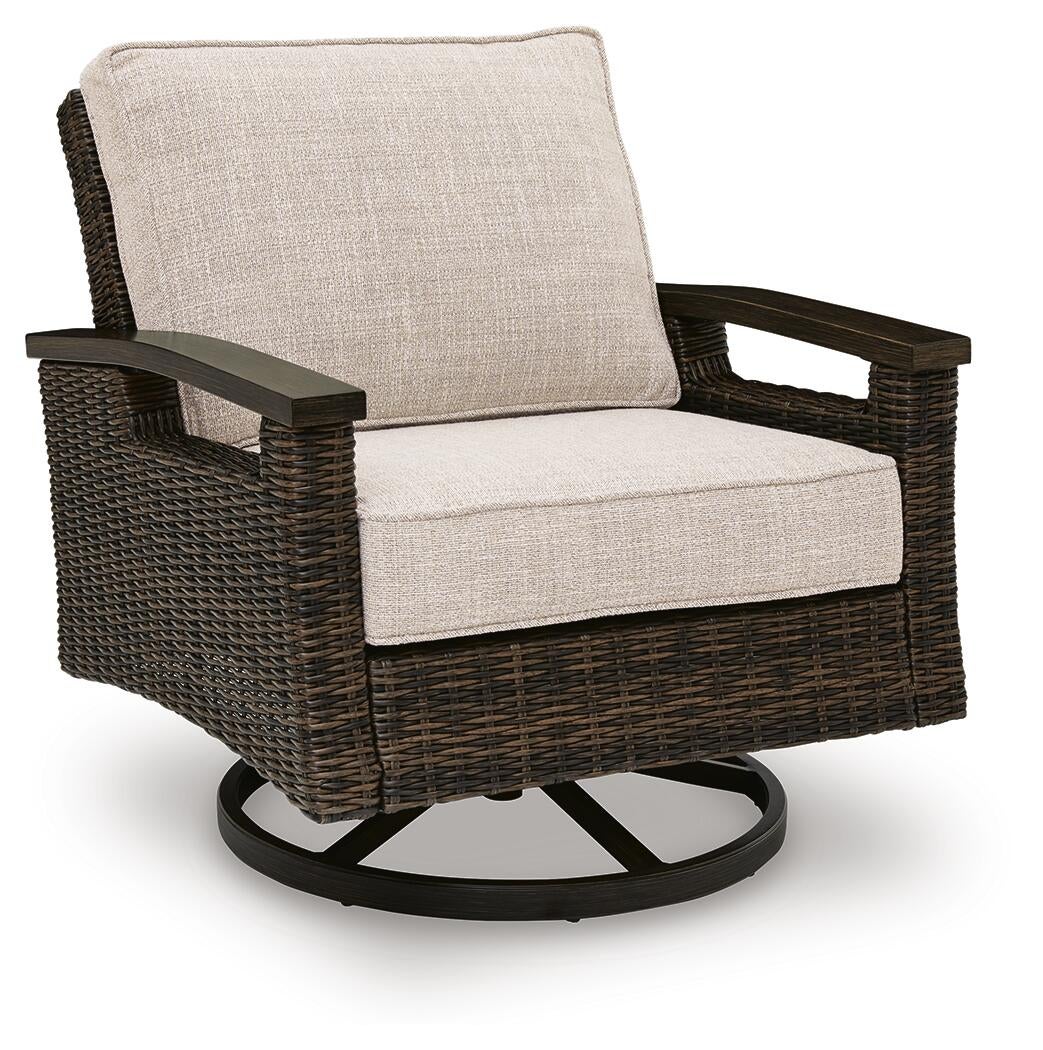 Drakes Beach Swivel Lounge Chair (2/CN)