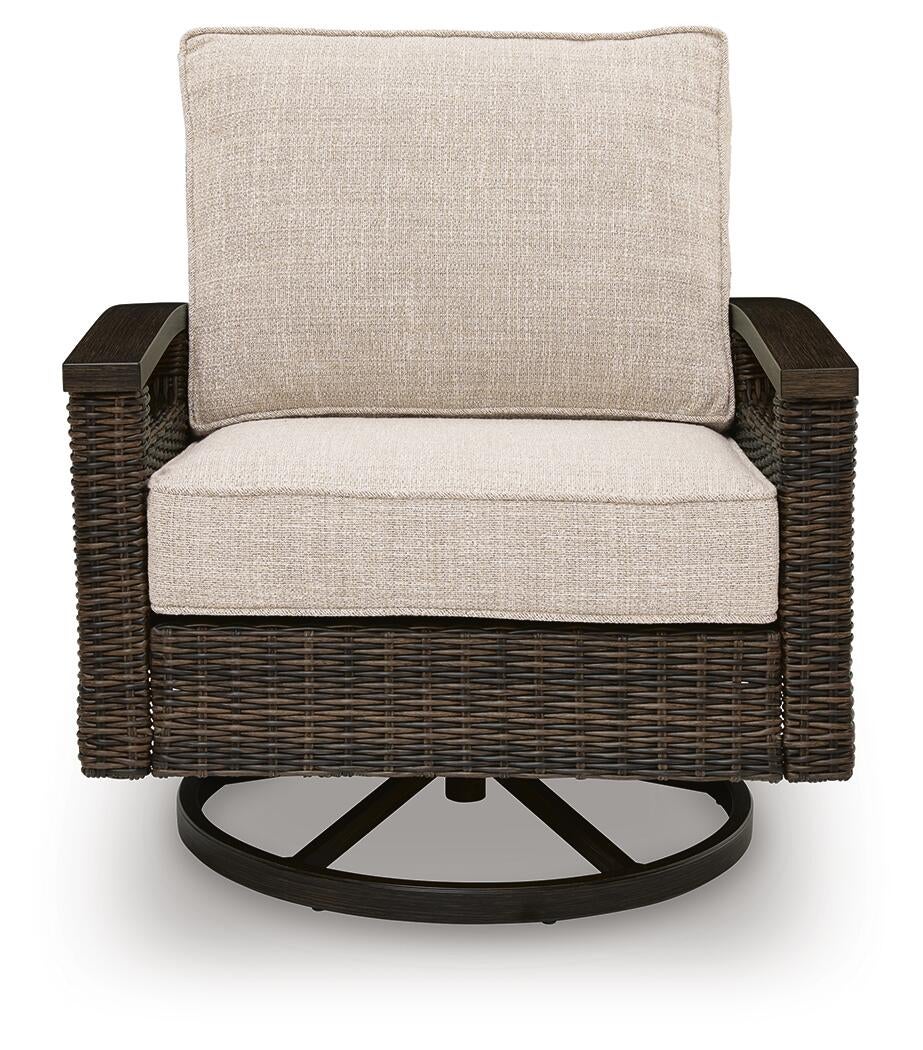Drakes Beach Swivel Lounge Chair (2/CN)