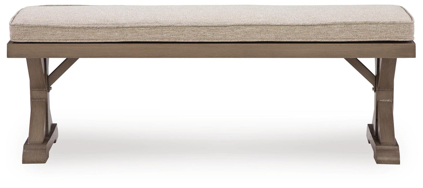 Revare Beach Bench with Cushion