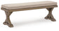 Revare Beach Bench with Cushion