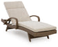 Revare Beach Chaise Lounge with Cushion