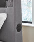 Cayberry Twin Upholstered Bed with Wireless Audio