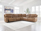 Silverbrooke 6-Piece Reclining Sectional with Storage Console