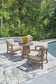 Sunset Lake Chairs w/CUSH/Table Set (3/CN)