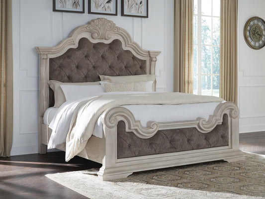 Andonhall King Upholstered Panel Bed
