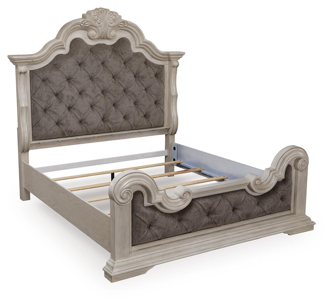 Andonhall King Upholstered Panel Bed