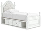 Maylilly Twin Upholstered Panel Storage Bed
