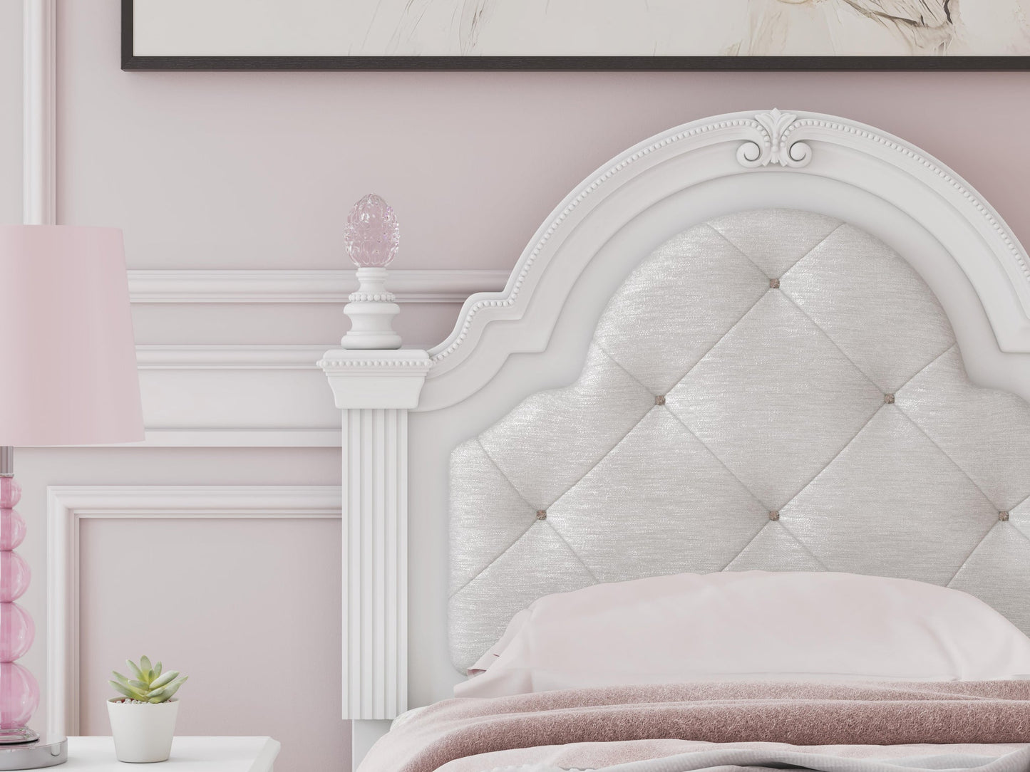 Maylilly Twin Upholstered Panel Bed