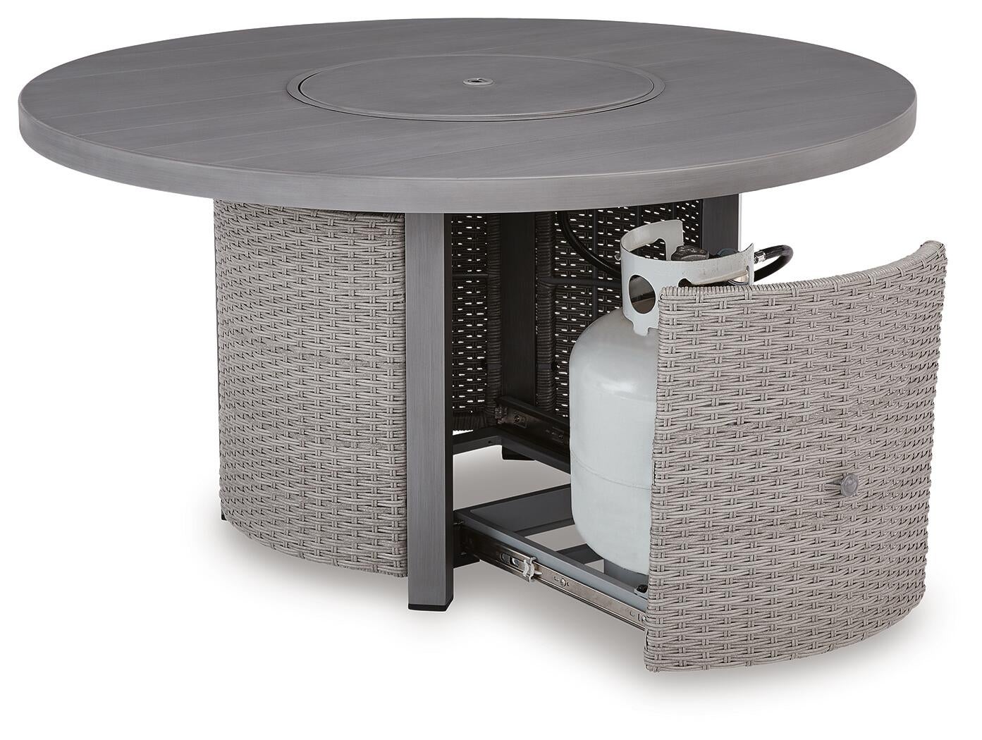 Dillon Beach Round Fire Pit Table