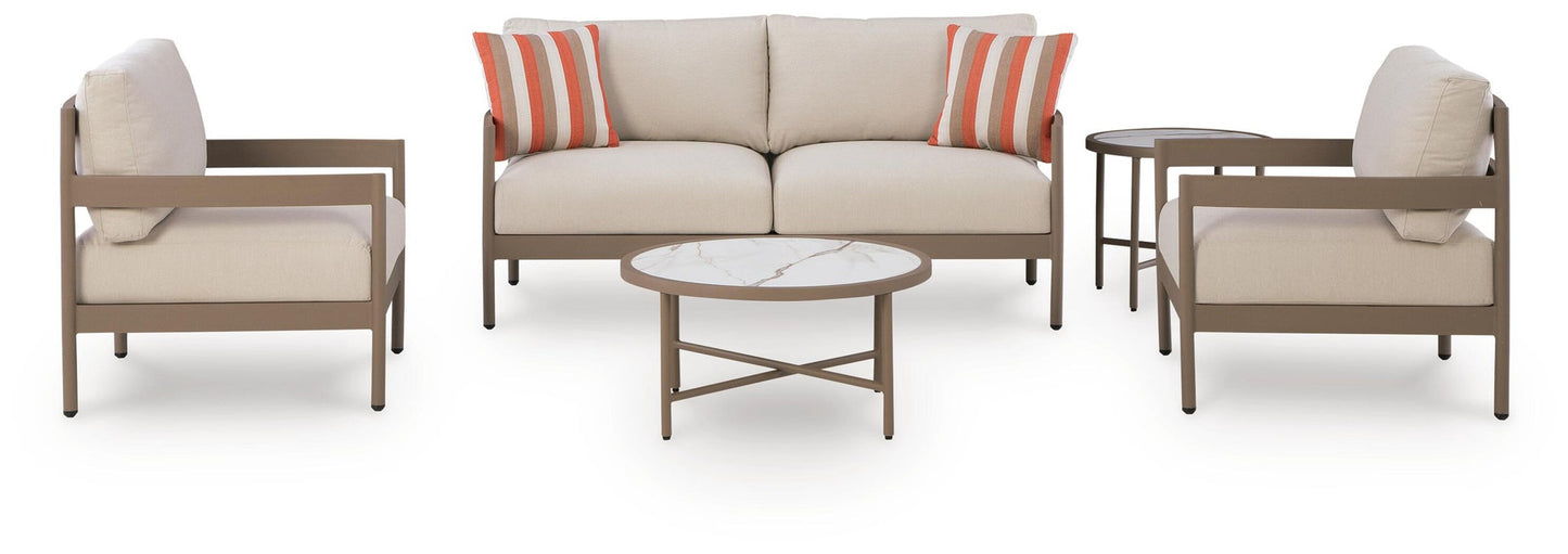 Big Creek Cove Love/Chairs/Tables Set (5/CN)