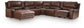 Silverbrooke 7-Piece Reclining Sectional with Chaise and Storage Consoles