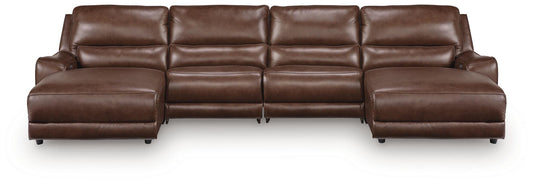 Silverbrooke 4-Piece Power Reclining Sectional with Chaise