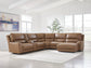 Silverbrooke 6-Piece Power Reclining Sectional with Chaise