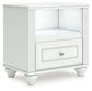 Maylilly One Drawer Night Stand