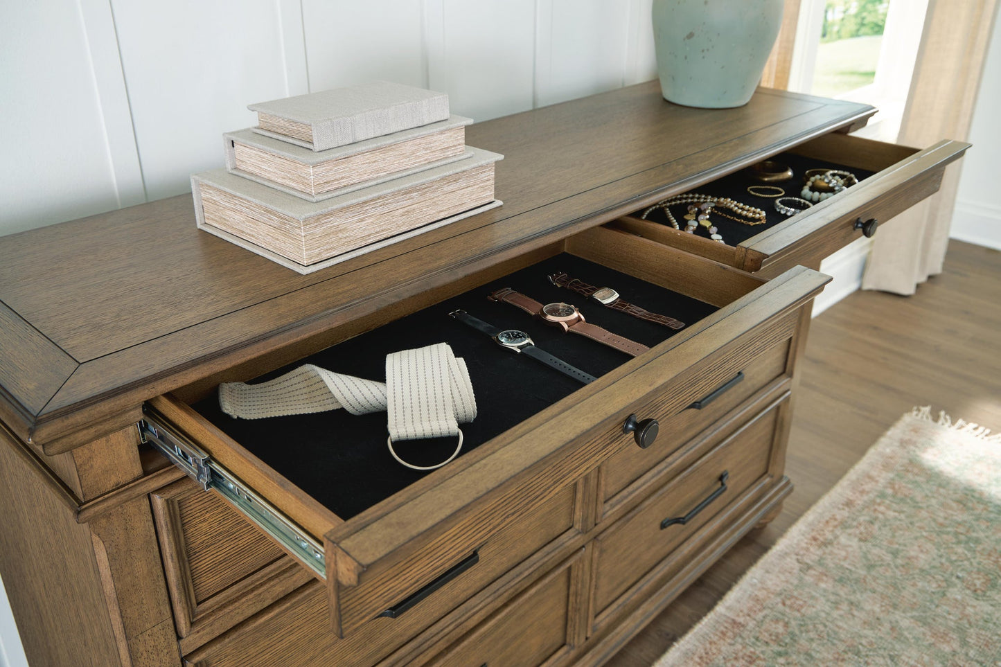 Waynely Dresser and Mirror