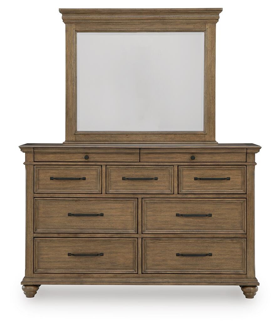 Waynely Dresser and Mirror