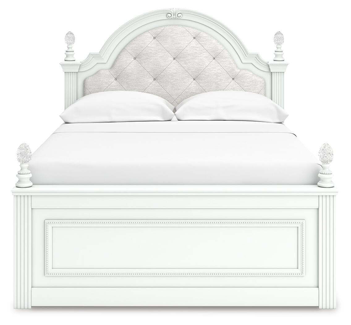 Maylilly Full Upholstered Panel Bed with Storage