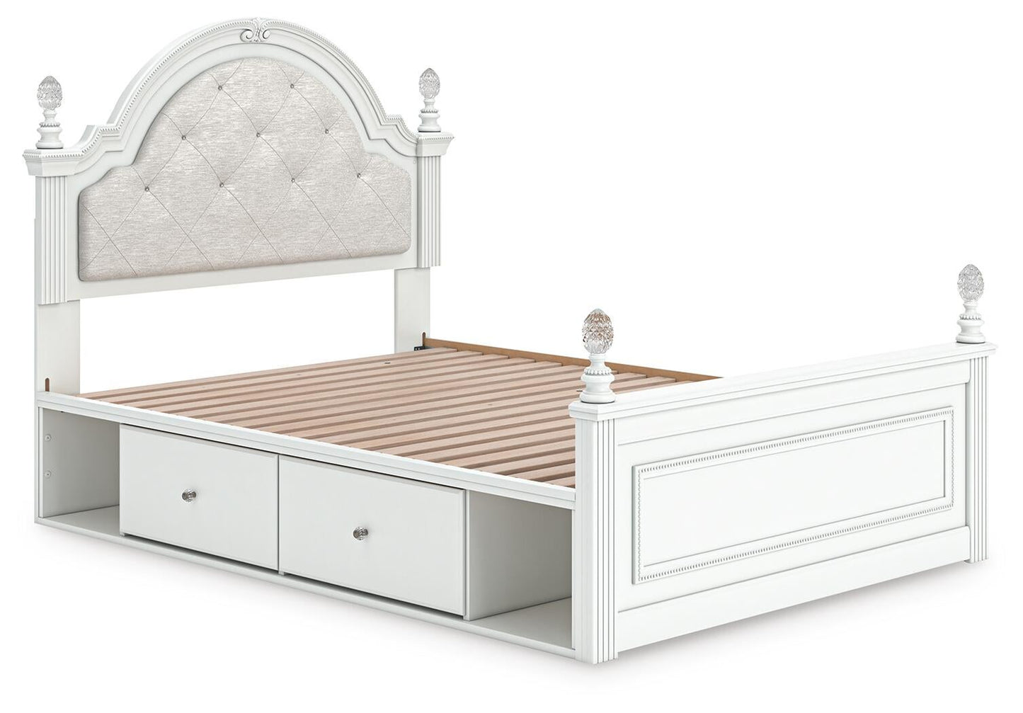 Maylilly Full Upholstered Panel Bed with Storage