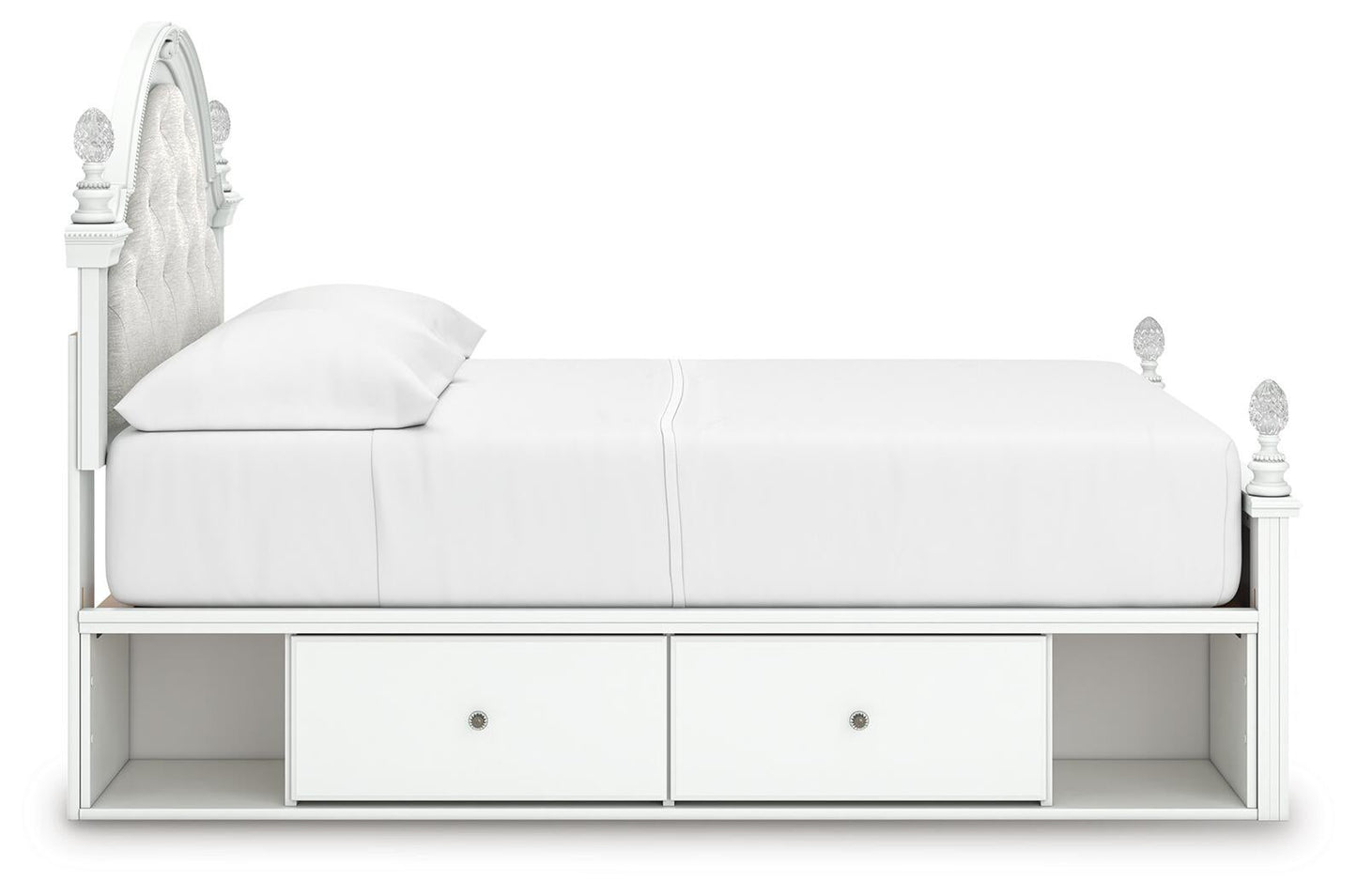 Maylilly Full Upholstered Panel Bed with Storage