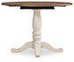 Mellintine Round DRM Drop Leaf Table