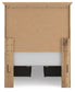 Fenderport Twin Panel Storage Bed