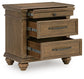 Waynely Three Drawer Night Stand