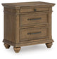 Waynely Three Drawer Night Stand
