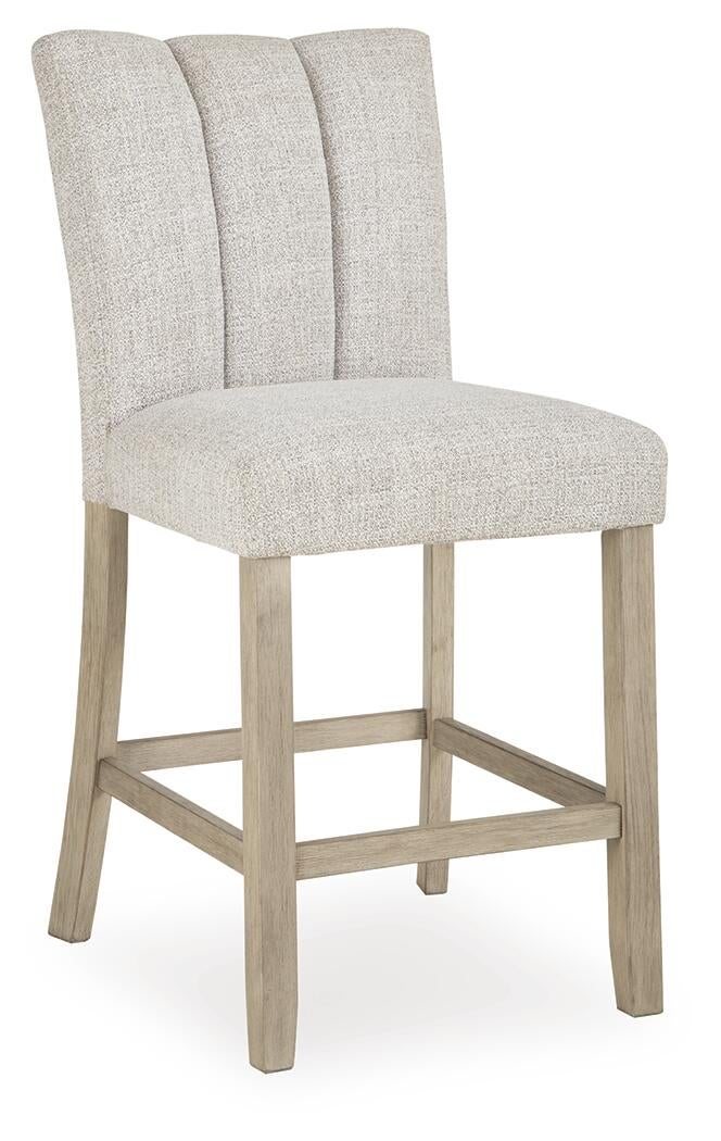 Karmenton Upholstered Barstool (2/CN)