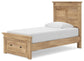 Fenderport Twin Panel Storage Bed