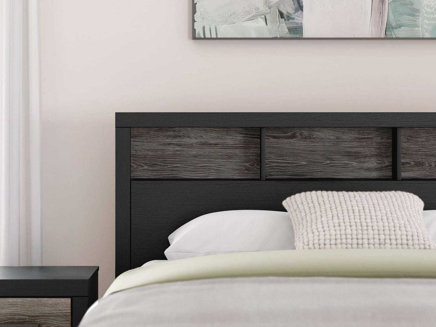 Jonnifer Queen Bookcase Panel Bed
