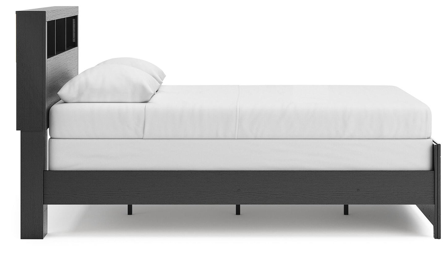 Jonnifer Queen Bookcase Panel Bed