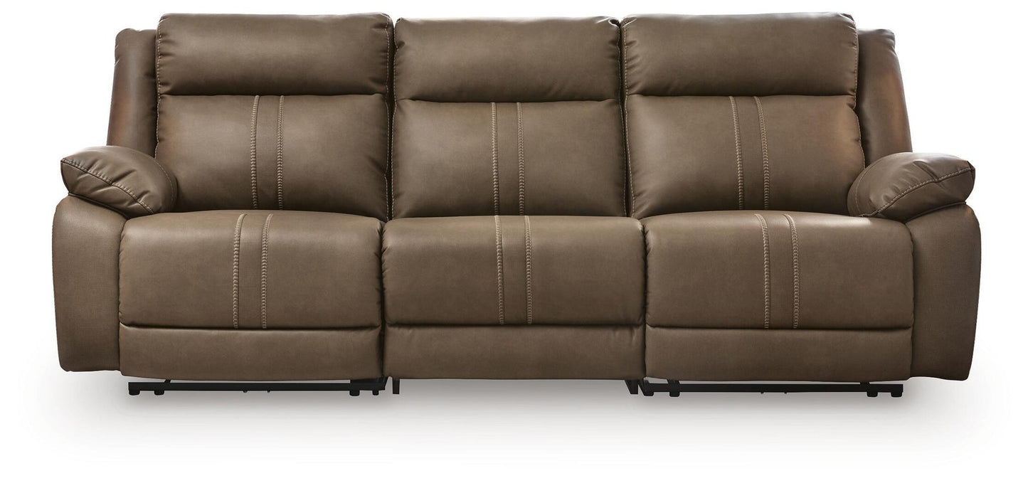 Max-Media 3-Piece Power Sectional Reclining Sofa