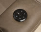 Max-Media 7-Piece Power Reclining Sectional with Audio Consoles