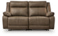Max-Media 2-Piece Power Reclining Sectional Loveseat