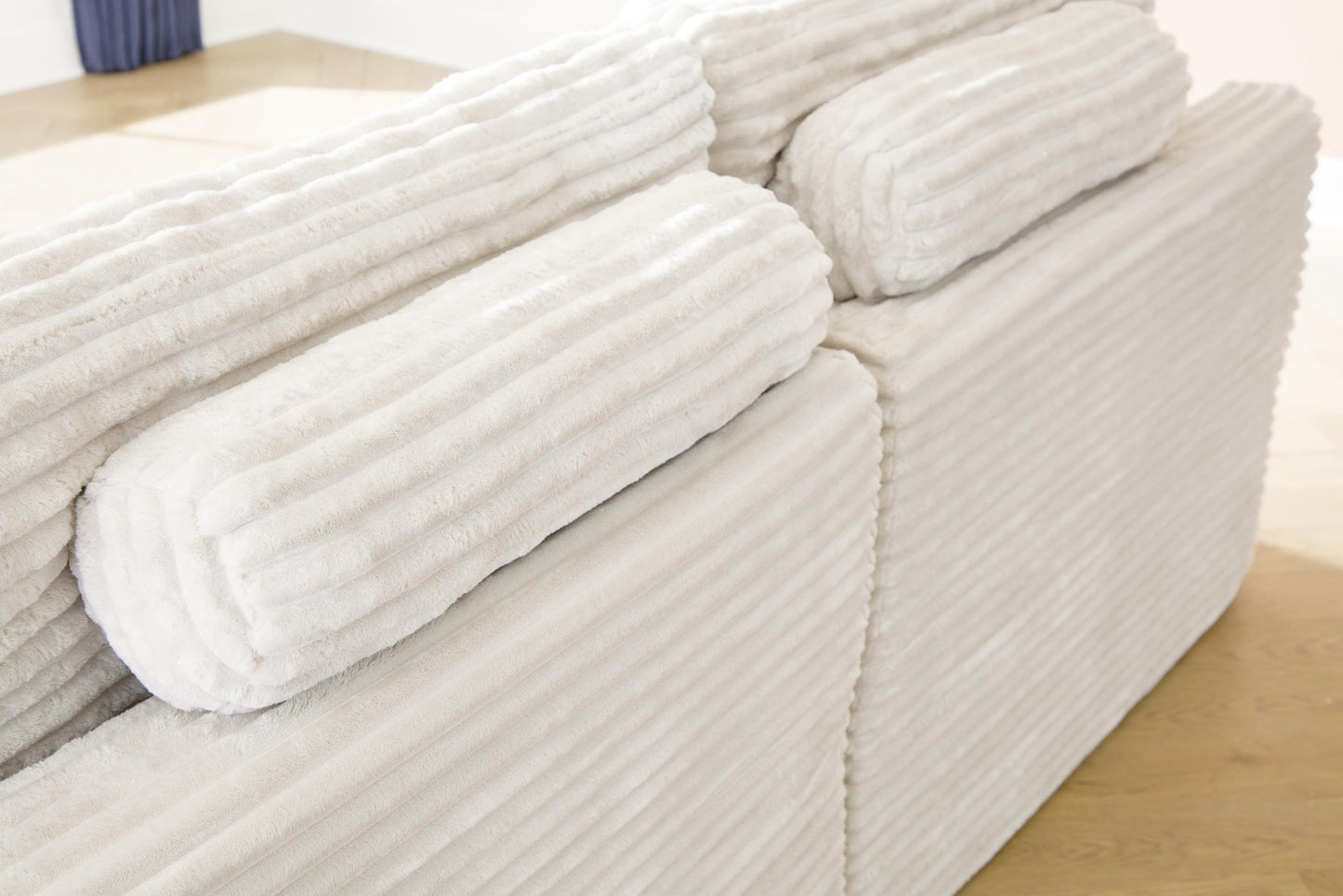 Canefield 4-Piece Sectional with Ottoman
