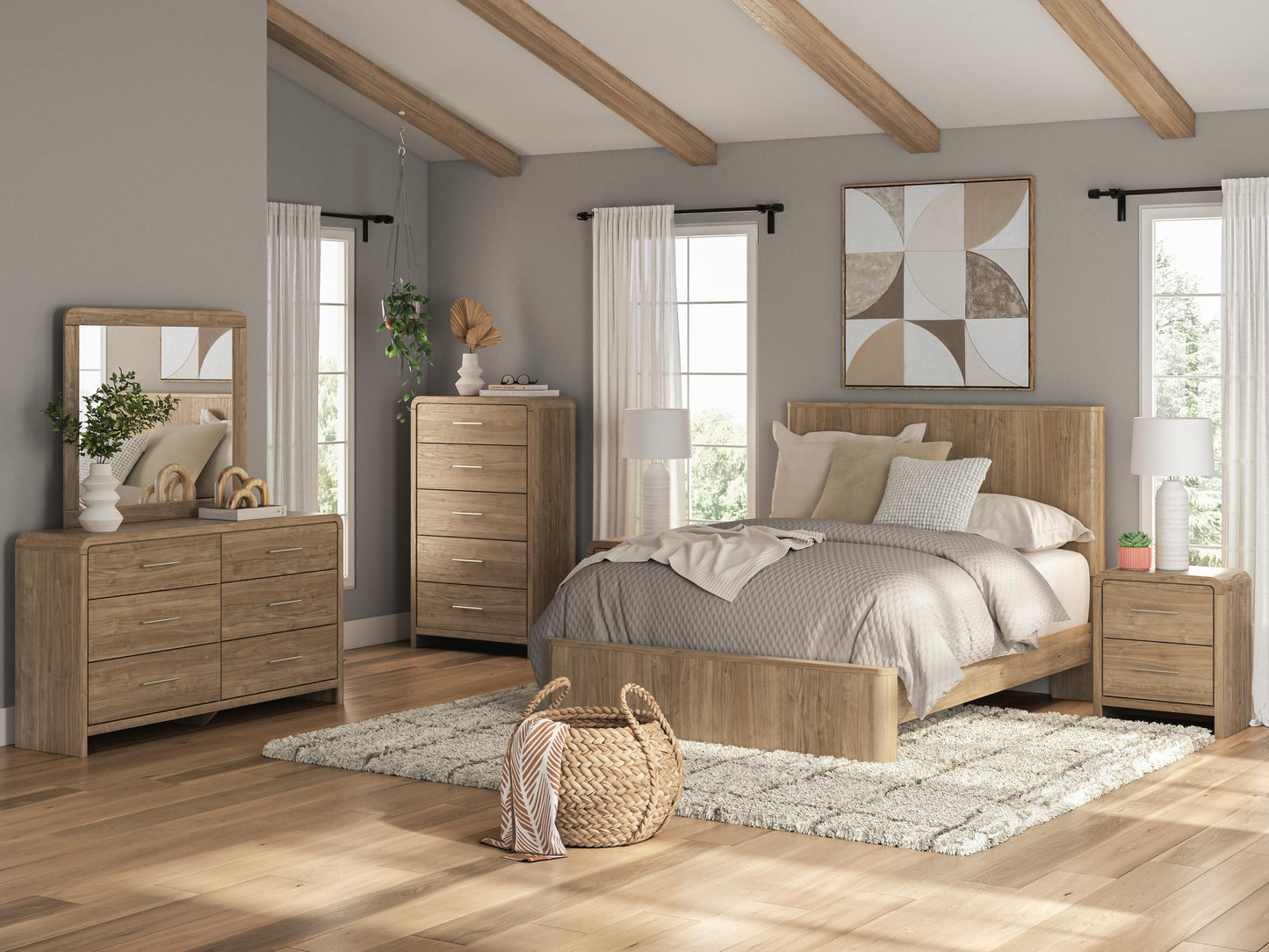 Dovander Queen Panel Platform Bed