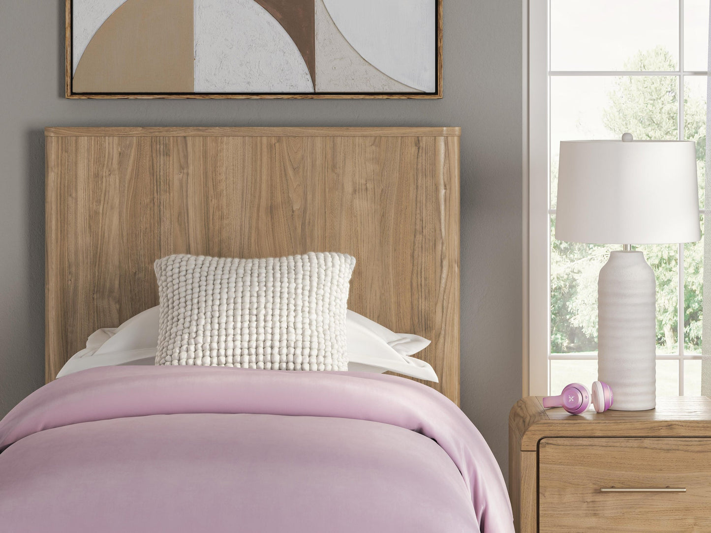 Dovander Twin Panel Platform Bed