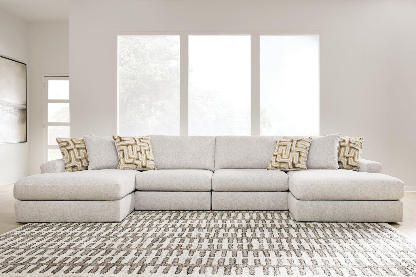 Toliar 4-Piece Double Chaise Sectional