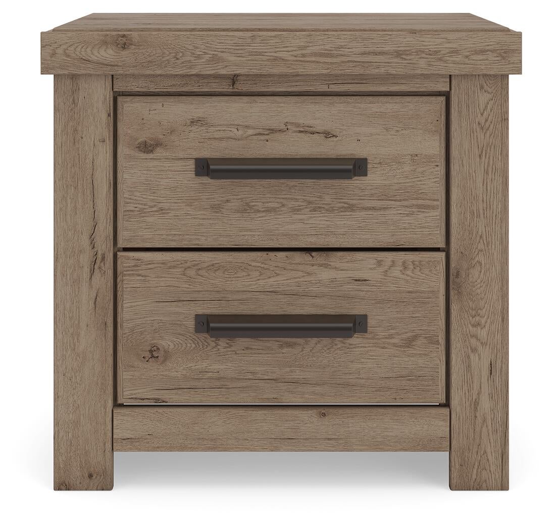 Garistyn Queen Panel Bed. Dresser, Mirror and Nightstand