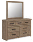 Garistyn King Panel Bed, Dresser and Mirror